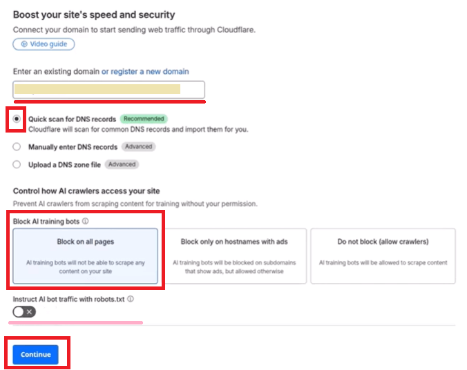 Cloudflare、ボット対策、AI学習クローラーブロック設定